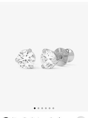 Malinda Maria Not Your Basic 6mm Studs - Silver|White Diamondettes